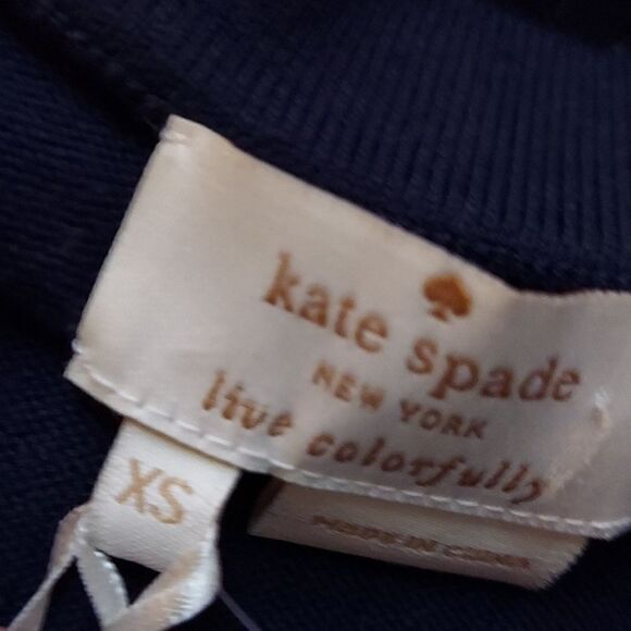 NWT Kate Spade New York Beaded Cardigan Sweater Size XS - Picture 9 of 12